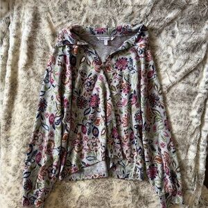 Floral Long-Sleeve Shirt